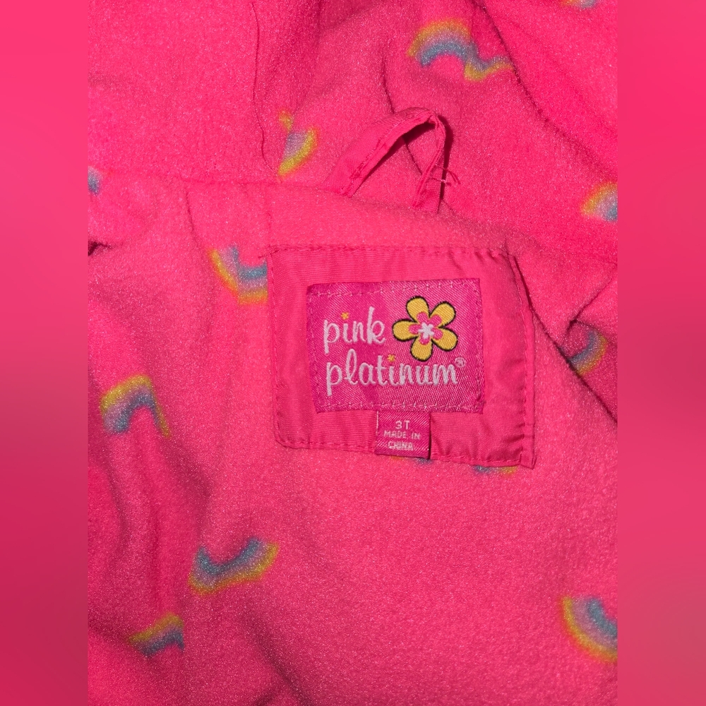 Warm Girls Pink Winter Jacket - Picture 6 of 6